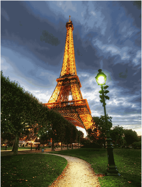 Vẻ đẹp lãng mạn Pháp cùng với du lịch Châu Âu