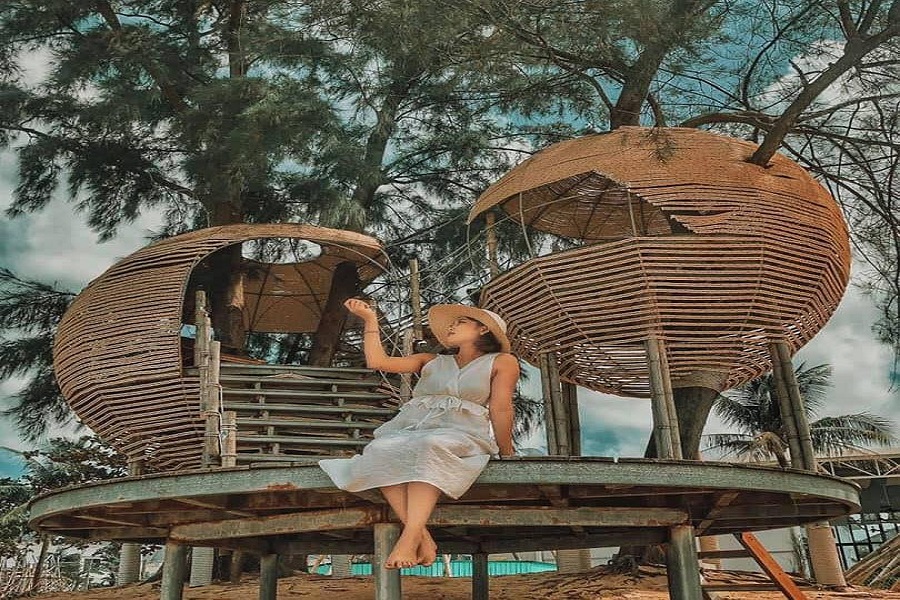 Ngôi nhà treo lơ lửng trên cây ở Phú Quốc khiến du khách phát cuồng
