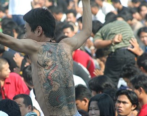 Độc Đáo Lễ Hội Xăm Mình Tại Thái Lan.