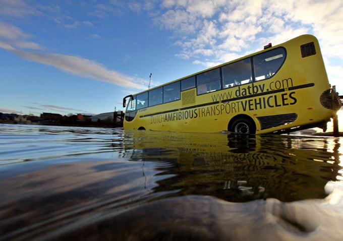 Đến Hàn Quốc đi xe buýt chạy trên nước