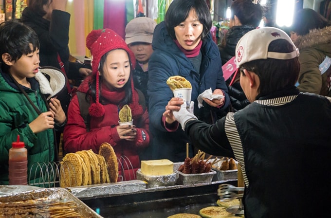 Đi chợ truyền thống trên đảo Jeju