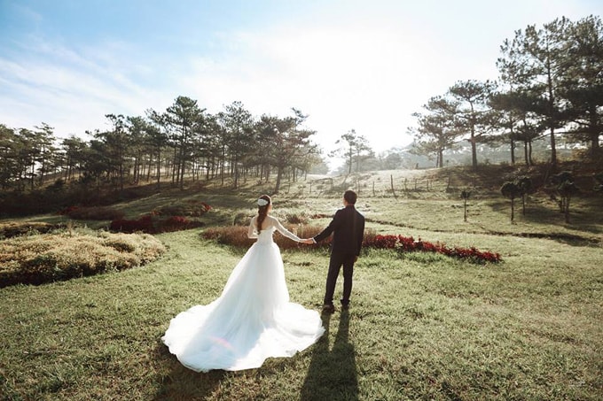 Những địa điểm lý tưởng để chụp hình cưới ở Đà Lạt