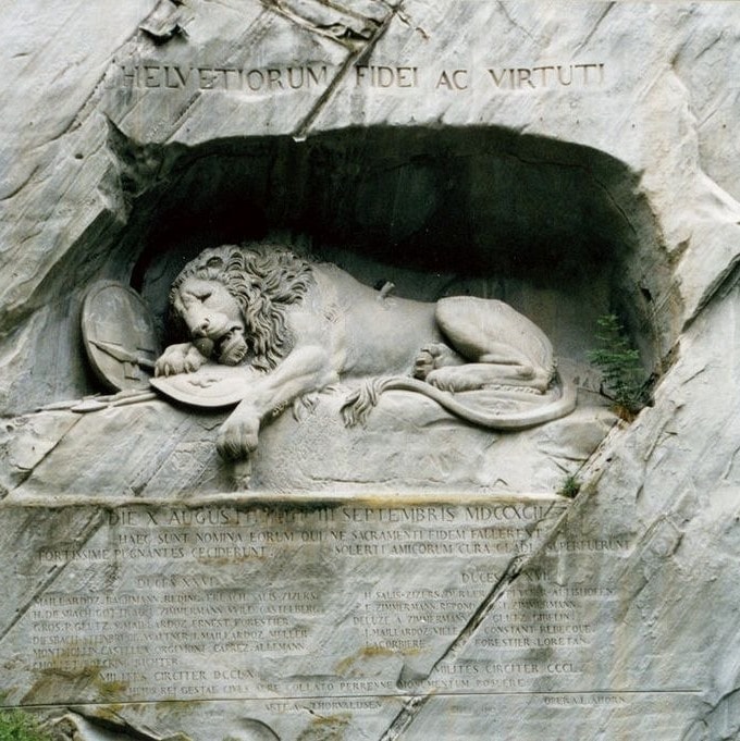 Khám phá tượng đài sư tử Lucerne ở Thụy Sĩ