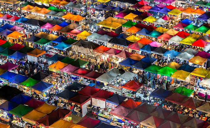 Chợ đêm - Nét đặc trưng của du lịch Thái Lan