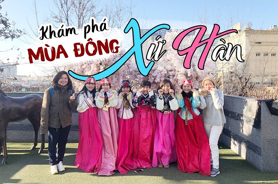 Du lịch Hàn Quốc mùa đông với tuyết trắng tinh khôi, lãng mạn