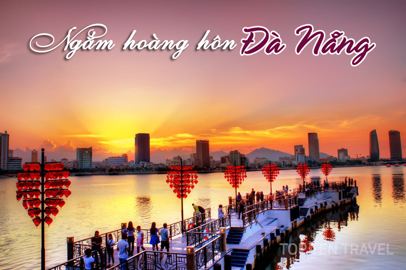Trải nghiệm hoàng hôn khi du lịch Đà Nẵng Tết dương lịch