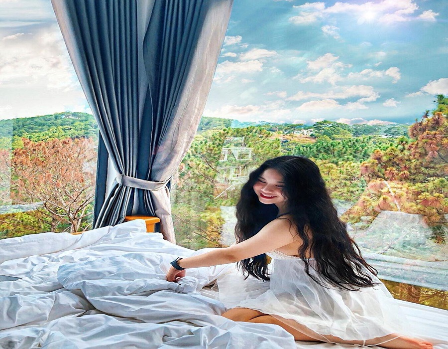 Xuất hiện khách sạn bong bóng đẹp tựa Bali ngay giữa lòng Đà Lạt mộng mơ