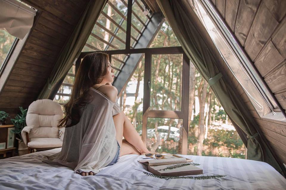 Ngất ngây trước căn nhà gỗ giữa rừng thông Chiang Mai đầy thơ mộng
