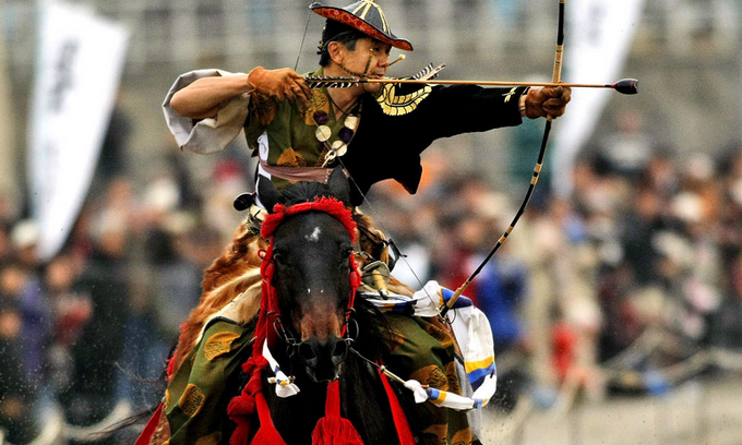 Yabusame - Lễ hội cưỡi ngựa bắn cung ở Nhật Bản