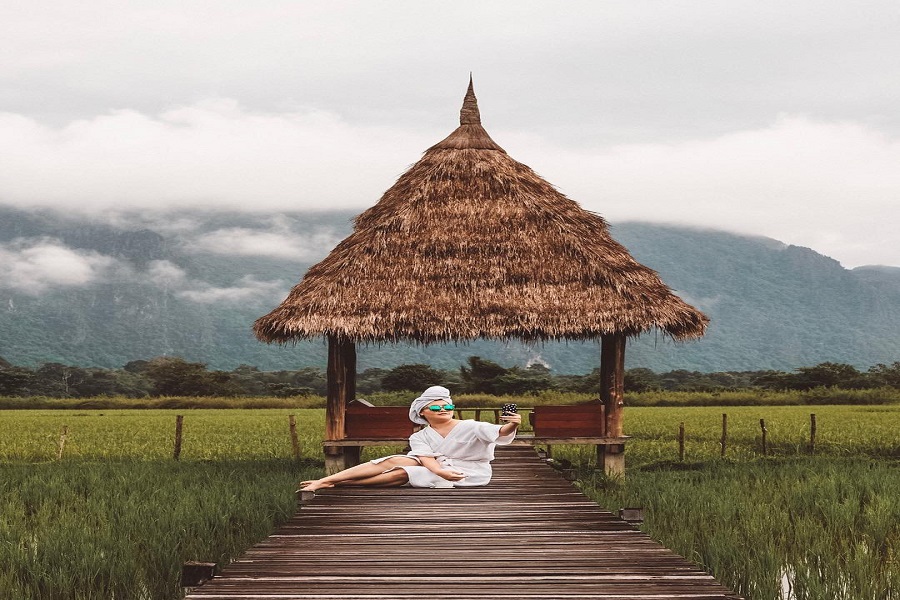 Ghé thăm 'Maldives phiên bản đồng ruộng' tại Lào khiến dân tình đổ xô 'sống ảo'