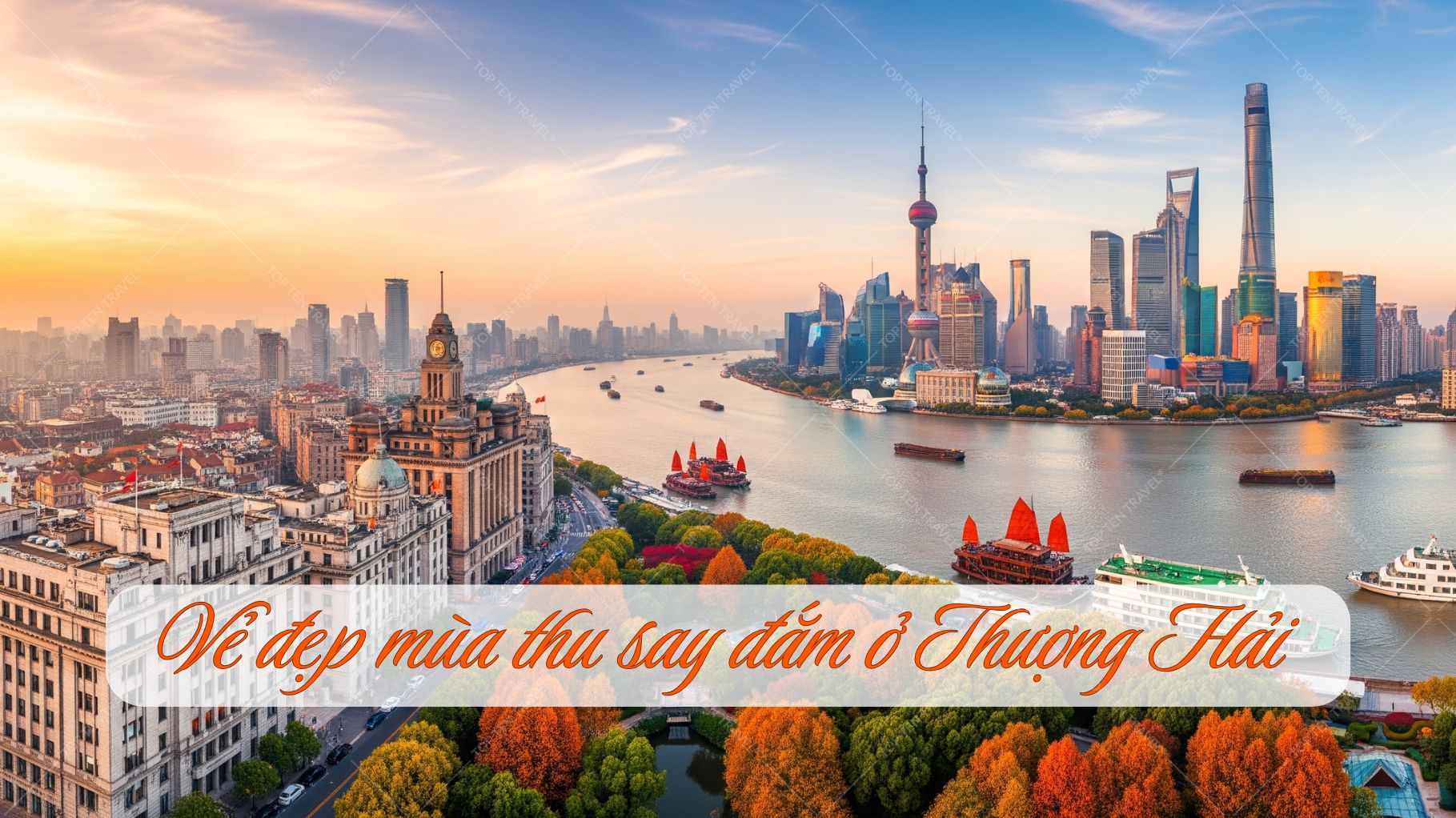 Vẻ đẹp lãng mạn của mùa thu Thượng Hải