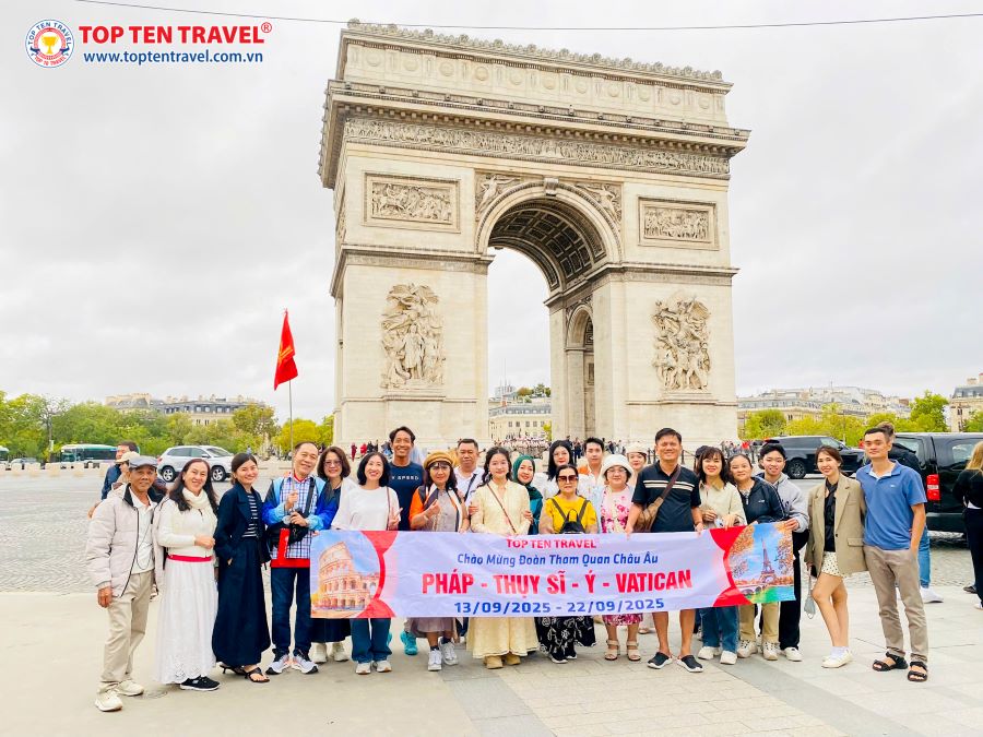 Tour Châu Âu: Đức - Áo - Thụy Sỹ - Pháp