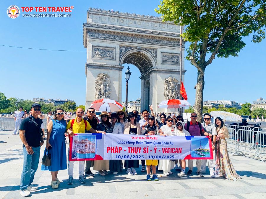 Tour Châu Âu Mùa Thu: Đức - Hà Lan - Bỉ - Pháp -Thụy Sĩ - Ý