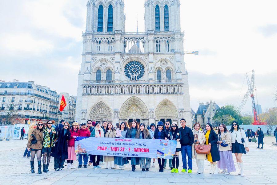 Tour Châu Âu Mùa Thu: Đức - Hà Lan - Bỉ - Pháp -Thụy Sĩ - Ý