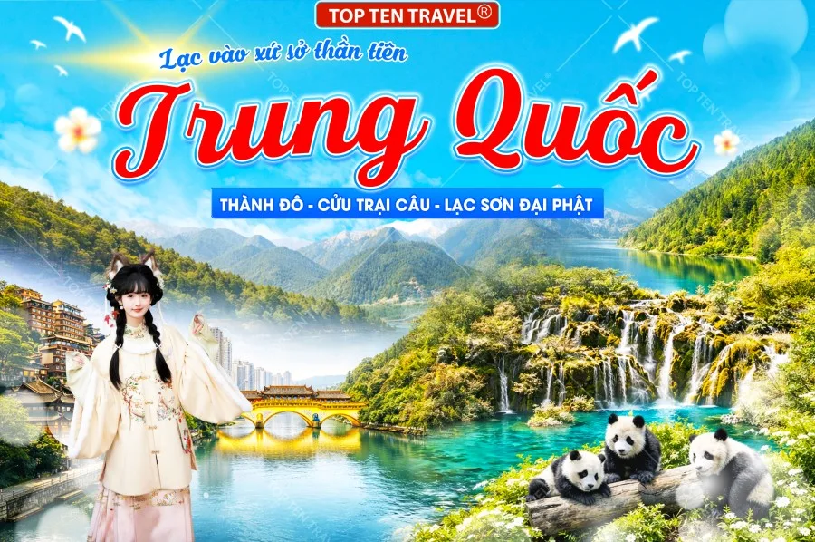 Du lịch Trung Quốc 'Khám Phá Cửu Trại Câu' 6N6D