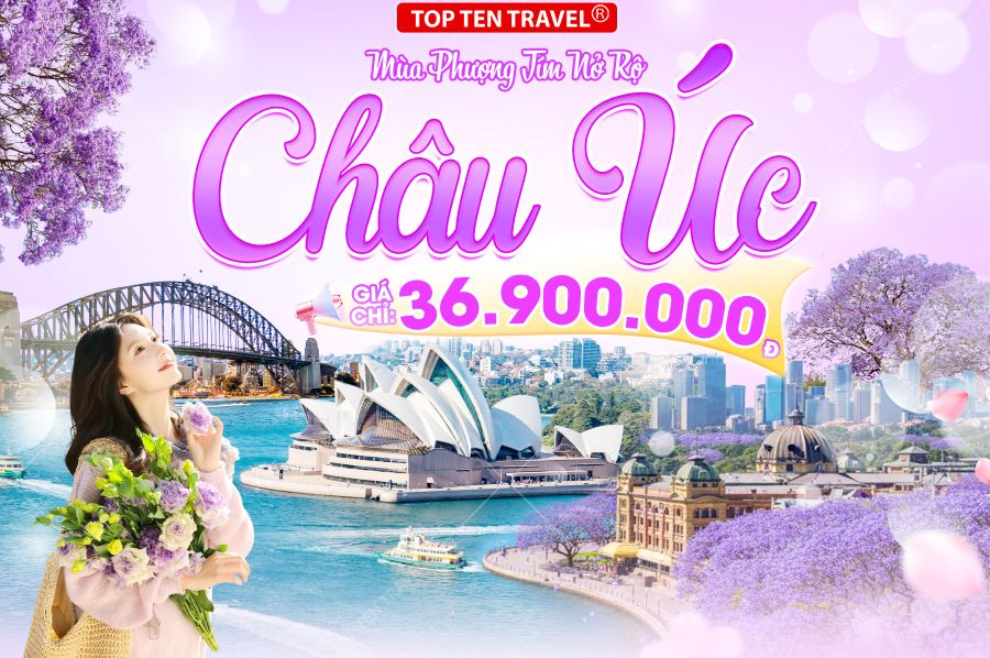 Tour du lịch Úc Mùa Xuân: Sydney - Melbourne| 6N6D