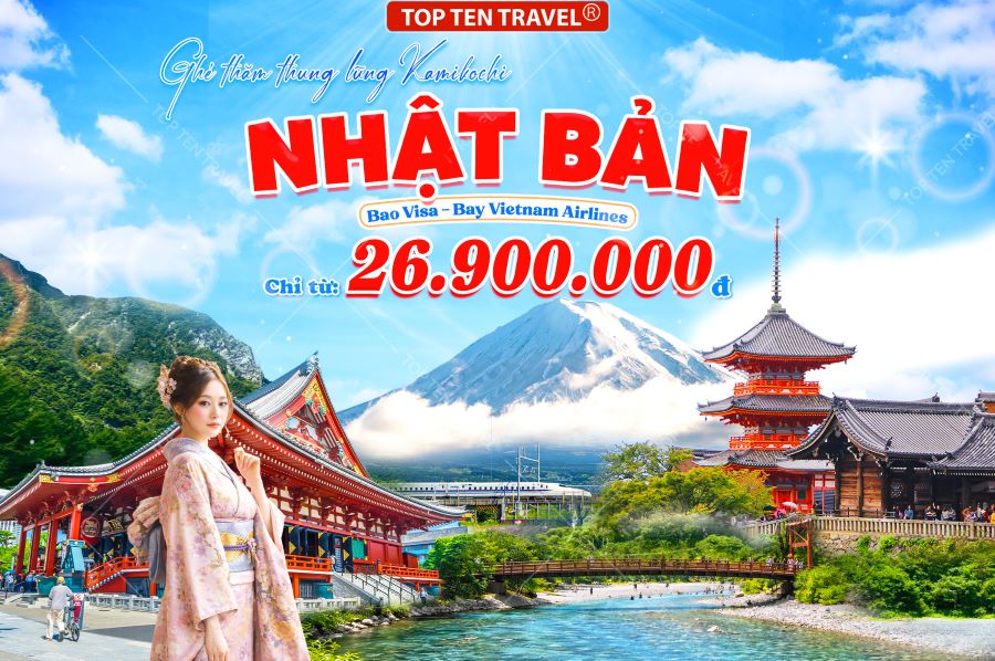 Tour Nhật Bản Khám Phá Kamikochi: Nagoya - Phú Sĩ - Tokyo