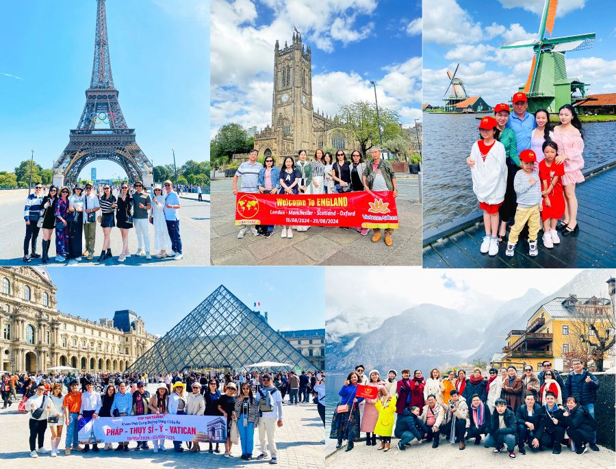 Tour Châu Âu Mùa Tulip: Đức - Hà Lan - Bỉ - Pháp - Thụy Sĩ