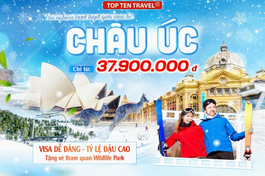 Du Lịch Úc Trượt Tuyết Mùa Hè: Sydney - Melbourne | 6N6D