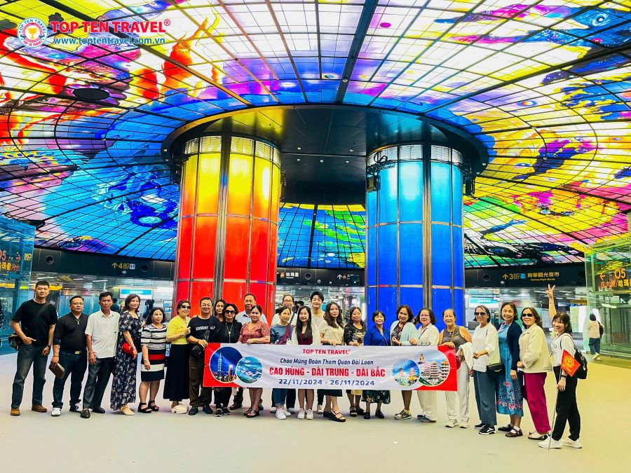 Tour Đài Loan: Cao Hùng - Đài Trung - Đài Bắc 5N4D