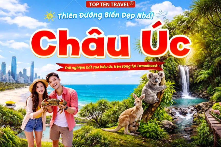 Tour du lịch Úc Giá Tốt: Brisbane - Gold Coast