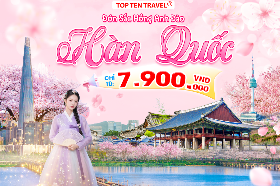 Tour Hàn Quốc Giá Tốt 2025: Seoul - Nami - Everland