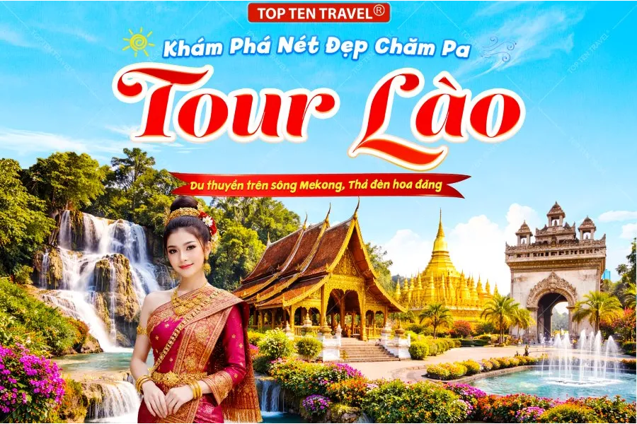 Tour du lịch Lào: Vientiane – Luang Prabang – Muang Fuang 5N4D