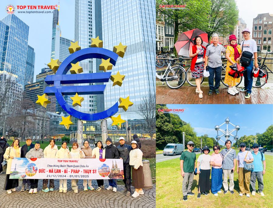 Tour Châu Âu: Hà Lan - Đức - Lux - Pháp - Bỉ 10N9D