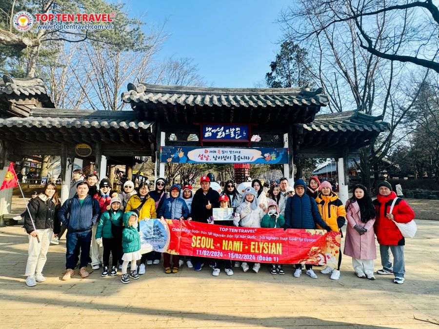 Tour Hàn Quốc Giá Tốt: Nami - Everland - Namsan | 5N4D