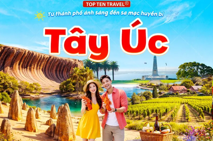 Tour du lịch Tây Úc: Perth - Wave Rock - Swan Valley 6N5D