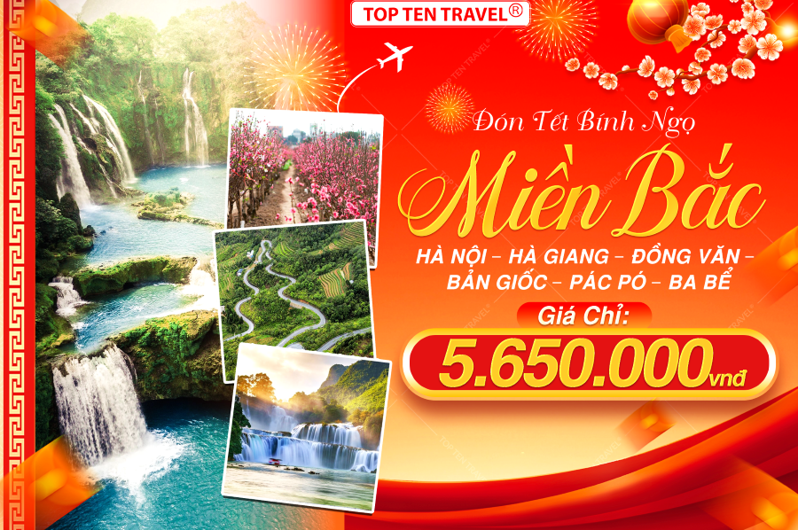 Tour Hà Nội – Hà Giang – Đồng Văn – Bản Giốc – Pác Pó – Ba Bể