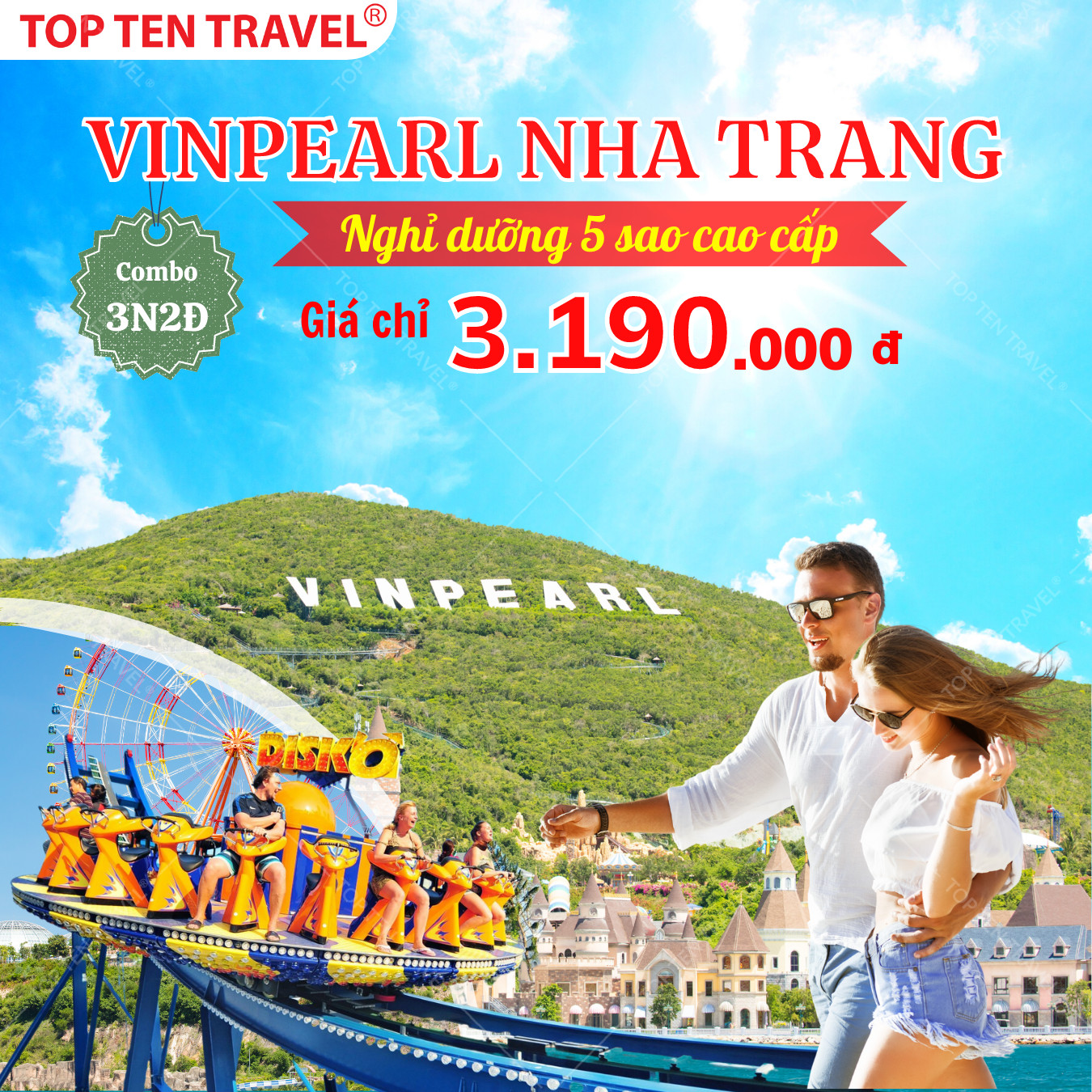 Combo Nghỉ Dưỡng 5 sao Vinpearl Nha Trang | 3N2D