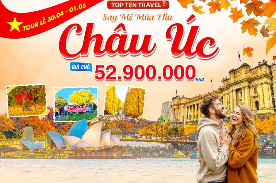Tour du lịch Úc Lễ 30/04