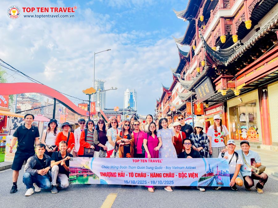 Tour Trung Quốc Khám Phá Thượng Hải Lễ 30/4: Ô Trấn - Disneyland