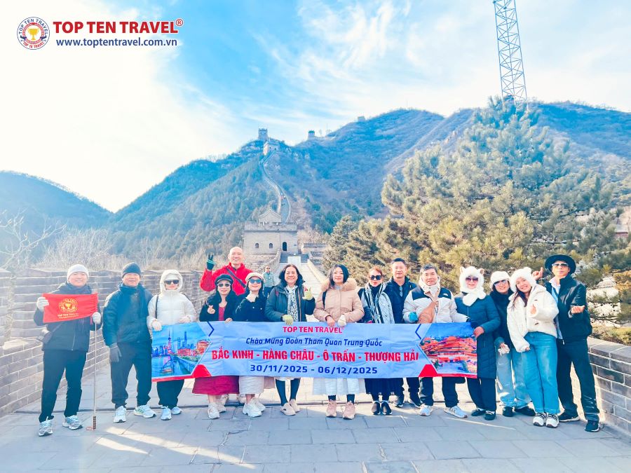 Tour Trung Quốc: Bắc Kinh - Trường Thành - Cố Cung 4N4D
