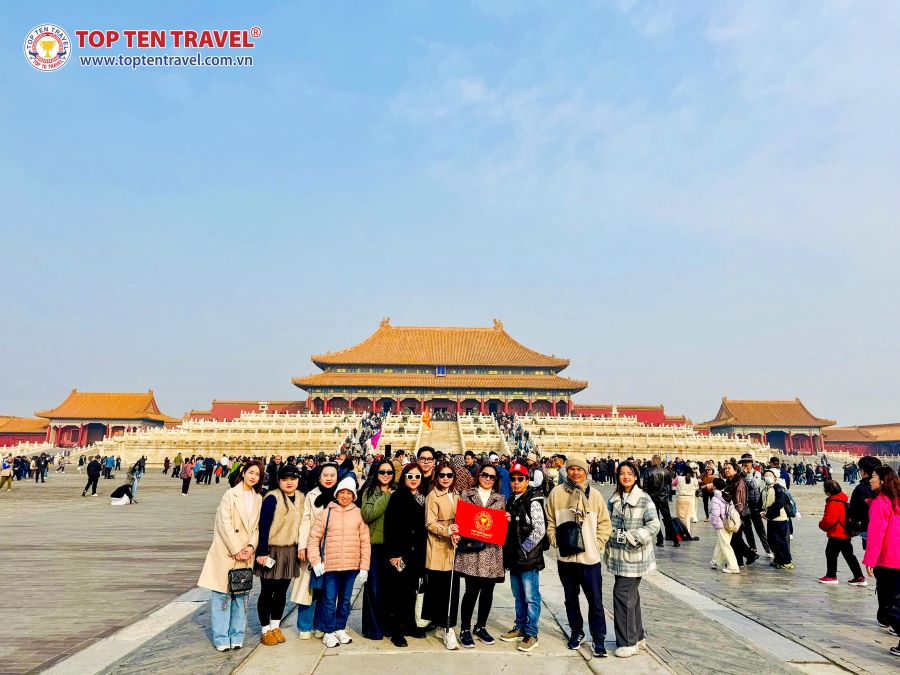 Tour Trung Quốc: Bắc Kinh - Trường Thành - Cố Cung 4N4D