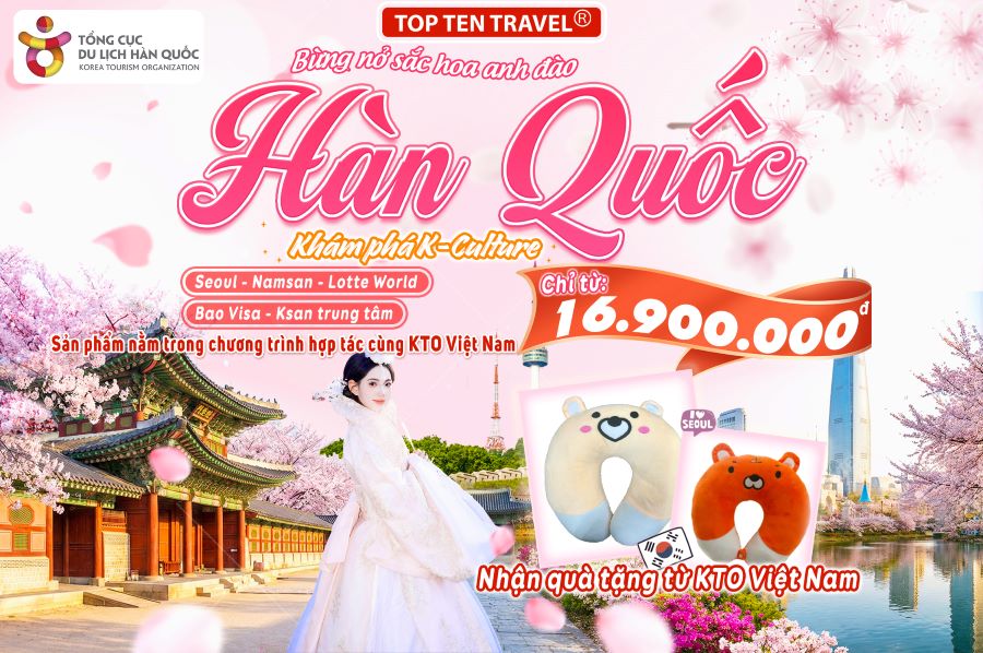 Tour Hàn Quốc: Seoul - Namsan - Lotte World 5N4D