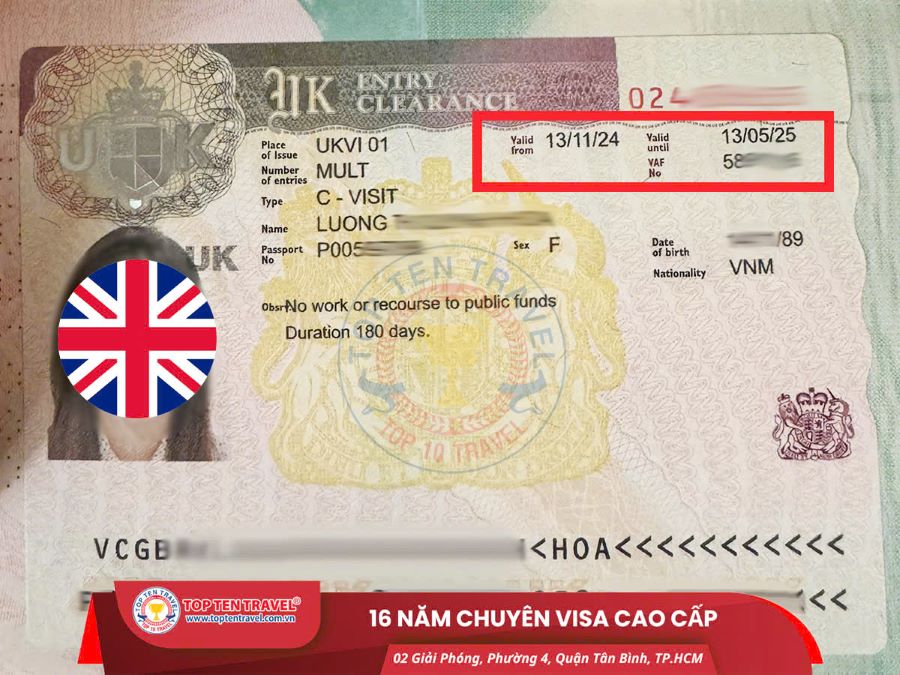 Thị Thực Du Lịch Anh Quốc