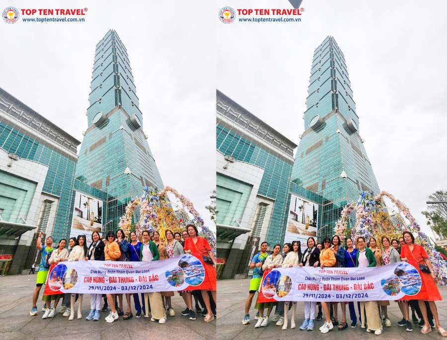 Tour Đài Loan Giá Tốt: Cao Hùng - Đài Trung - Đài Bắc 5N4D