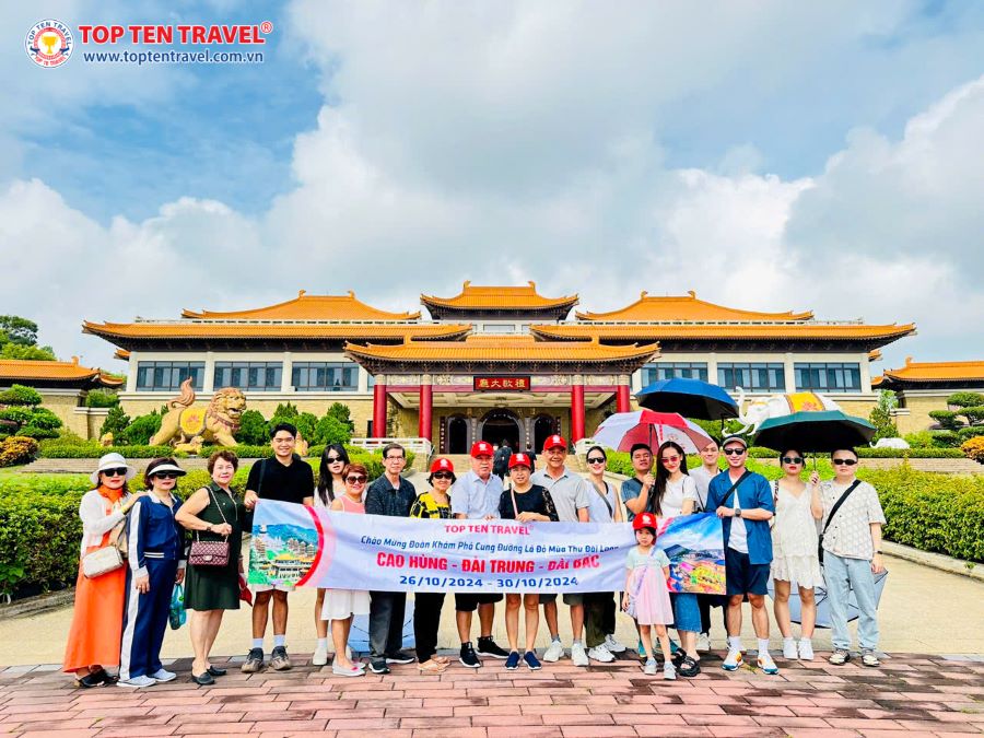 Tour Đài Loan Giá Tốt: Cao Hùng - Đài Trung - Đài Bắc 5N4D