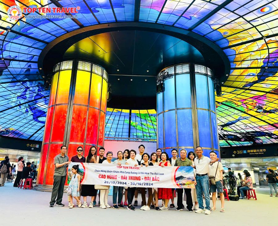 Tour Đài Loan Giá Tốt: Cao Hùng - Đài Trung - Đài Bắc 5N4D