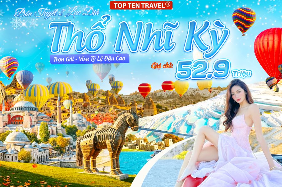 Tour du Lịch Thổ Nhĩ Kỳ Lễ 30/4 giá tốt