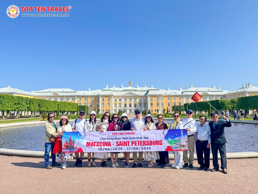 Tour du lịch Nga: Moscow - Saint Petersburg