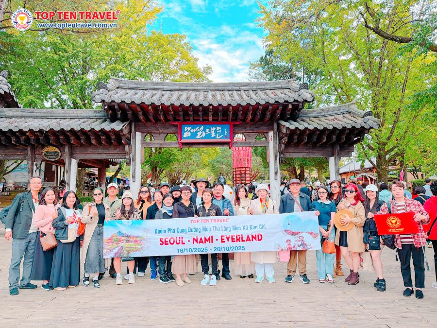 Tour Hàn Quốc du xuân 2026: Seoul - Nami - Everland 5N4Đ