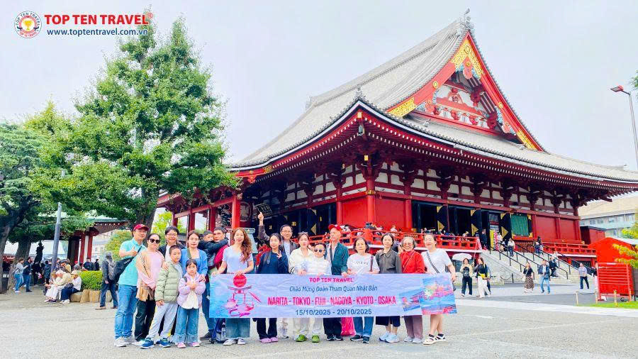 Tour Nhật Bản Lễ 30/04: Narita - Tokyo - Yamanashi - Nagoya - Osaka