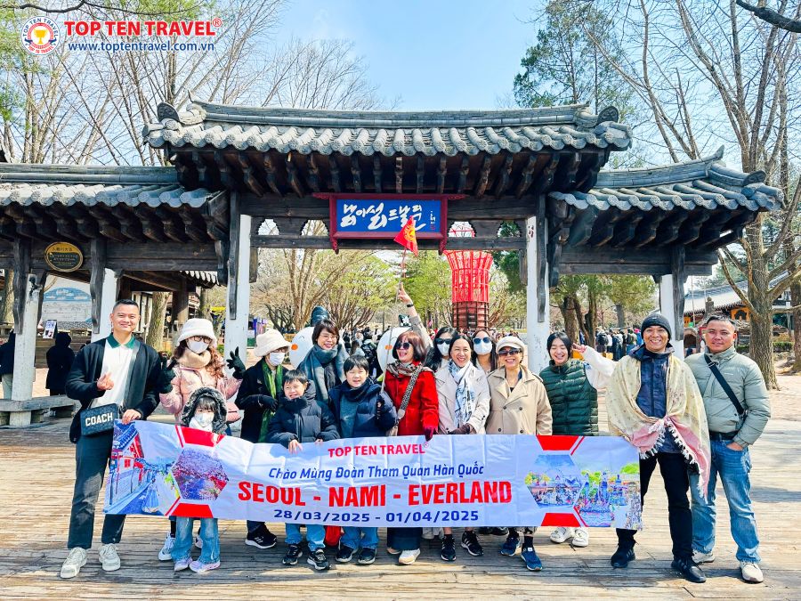 Tour Hàn Quốc Lễ 30/04: Seoul - Nami - Namsan - Everland 5N4Đ