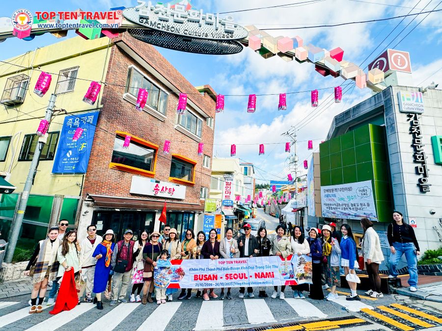 Tour Hàn Quốc Lễ 30/04: Busan - Seoul - Nami 6N5D