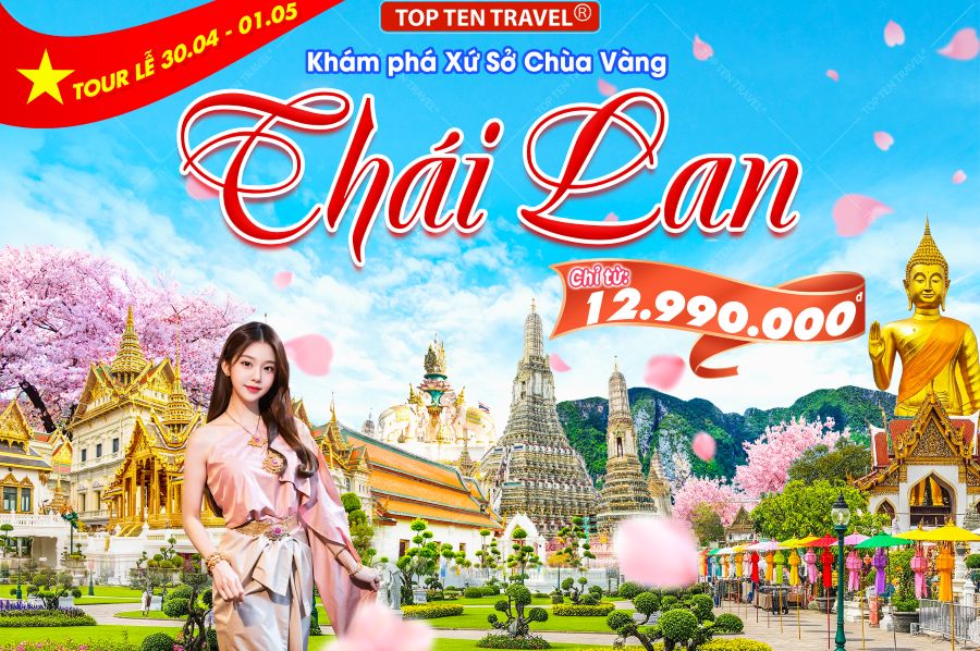 Tour Du Lịch Thái Lan Lễ 30/04: Bangkok - Pattaya - Suanthai - Muang Boran - Wat Arun | 5N4D