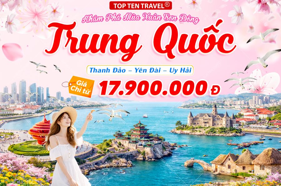 Tour Trung Quốc: Thanh Đảo – Yên Đài – Uy Hải | 5N5D