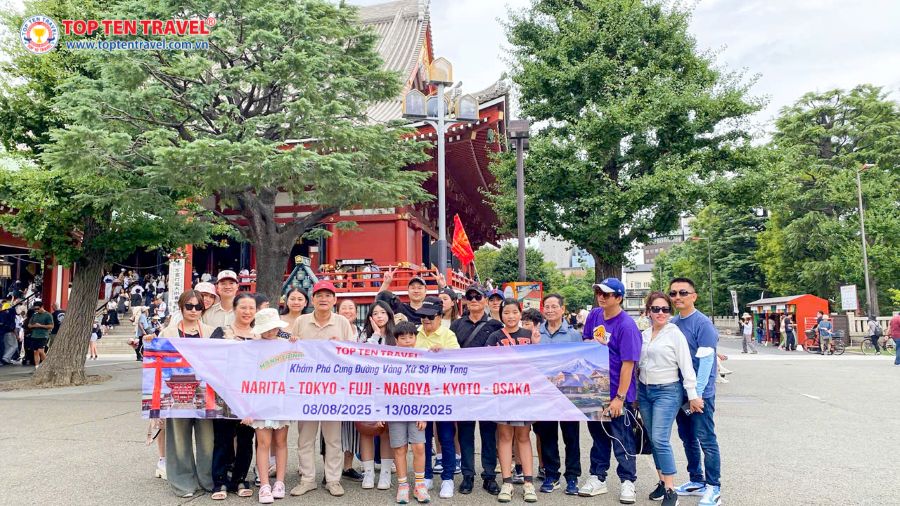 Tour Nhật Bản Mùa Hè: Osaka - Kyoto - Hamamatsu - Tokyo